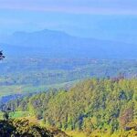 Pemandangan Lembah Hijau Lawu