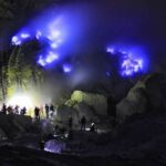 Pertunjukan Api Biru Ijen