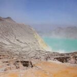 Lanskap Vulkanik Di Kawah Ijen