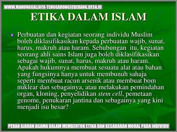Ajaran Moral Dan Etika Hidup