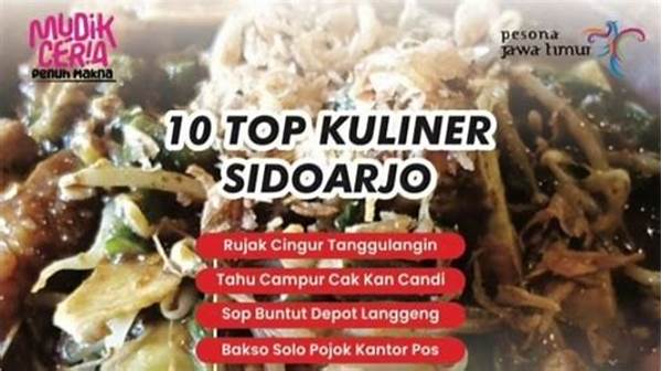 “kawasan Kuliner Tradisional Sidoarjo”