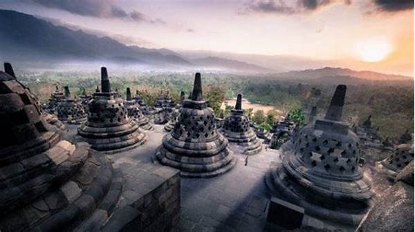 Mengagumi Candi Borobudur Di Magelang Jawa Tengah