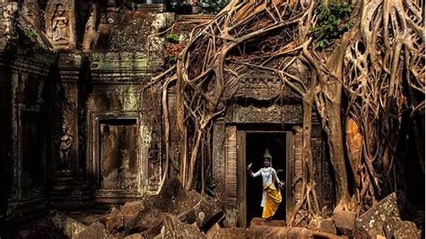 **eksplorasi Kuil Ta Prohm**