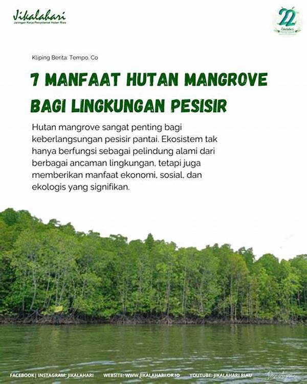 Manfaat Ekologis Hutan Mangrove