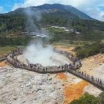 Pemandangan Mistis Kawah Sikidang