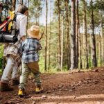 “petualangan Hiking Di Hutan Pinus”