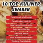 Tempat Wisata Kuliner Khas Jember