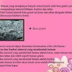 Komposisi Mineral Granit Dan Kapur
