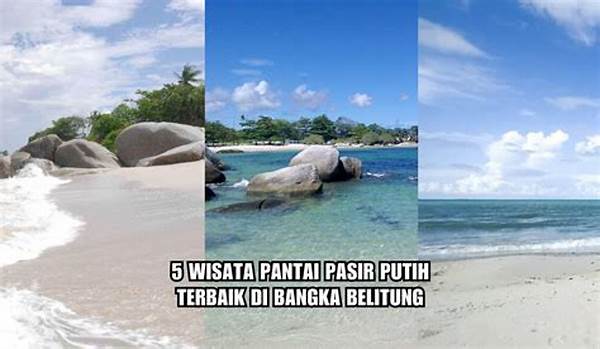 Wisata Pantai Pasir Putih Belitung