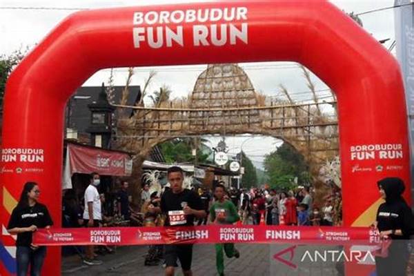 Maraton Di Sekitar Candi Borobudur